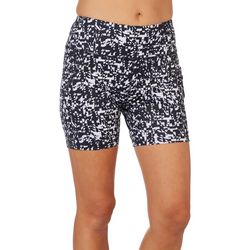 RB3 Active Womens 6 in. Pixel Print Bike Shorts