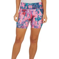 RB3 Active Womens 6 in. Digital Stretch Bike Shorts