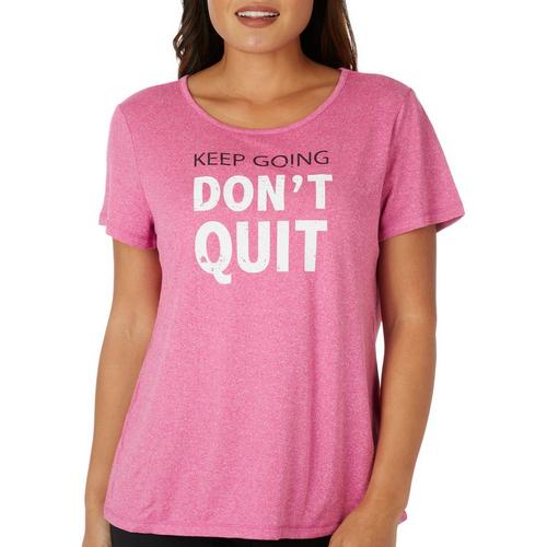RB3 Active Womens Don't Quit Short Sleeve Tee