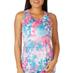 RB3 Active Womens Fractured Mesh Back Sleeveless Tank Top