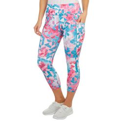 RB3 Active Womens 23 in. Graphic Pocket Capri