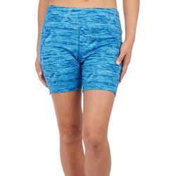 RB3 Active Womens 6 in. Space Dye Bike Shorts