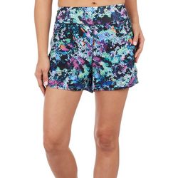 RB3 Active Womens 3 in. Honeycomb Woven Lined Running Shorts