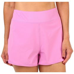 RB3 Active Womens 3 in. Solid Woven Lined Running Shorts