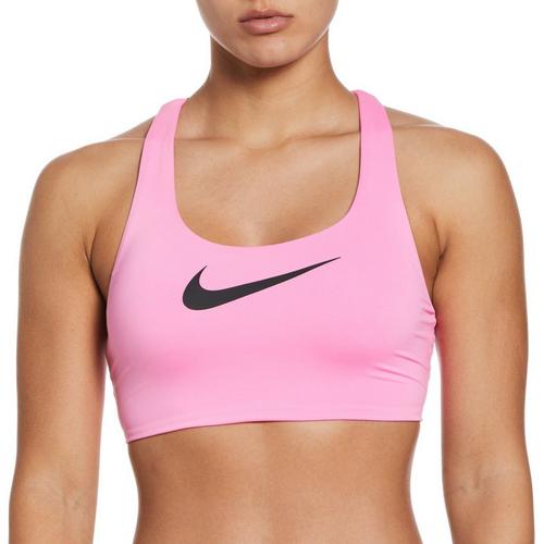 Nike Womens Active Solid Logo Wide Crissback Bra