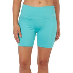 Nike Womens 6 in. Solid High Rise Zip Pocket Kick Shorts