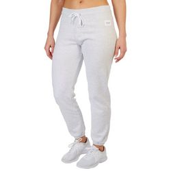 Calvin Klein Womens Solid Logo Slim Fit Sweatpants