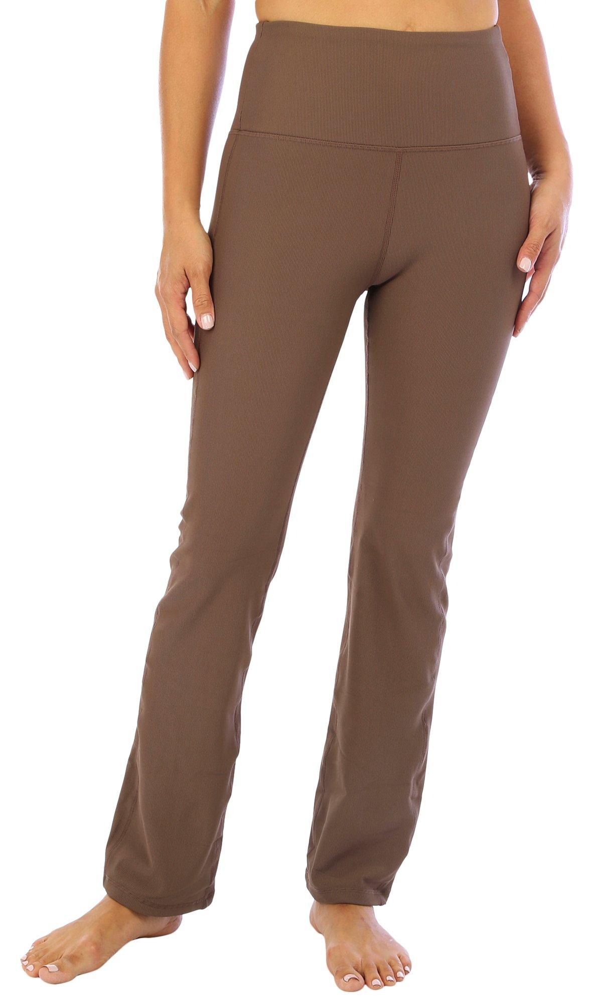 Womens 35 in. Ribbed Flare Bootcut Pants