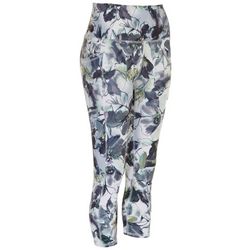 RBX Womens Peached Floral 20 in. Pocket Capri