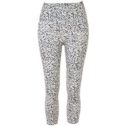 RBX Womens 23 in. Speckled Space Peached Pocket Capri