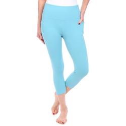 Womens 22 in. Double Peached Pocket Capris