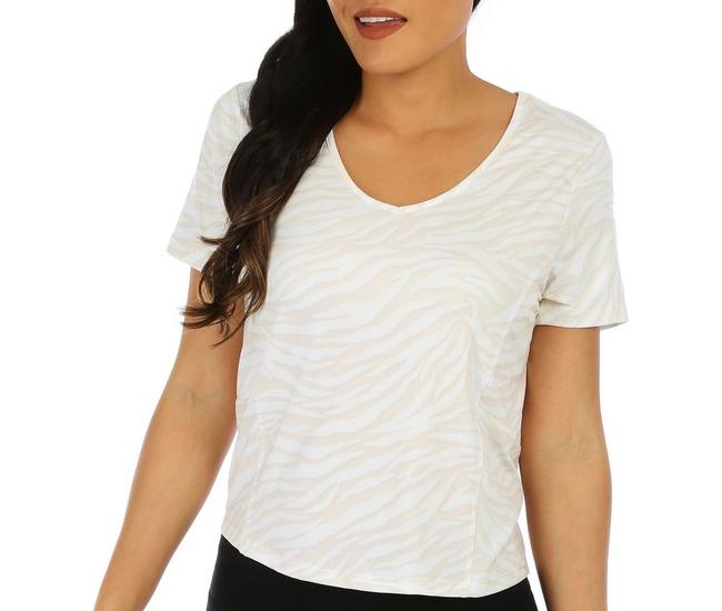 RBX Active Women's Short Sleeve High Low Soft V-Neck Tee 