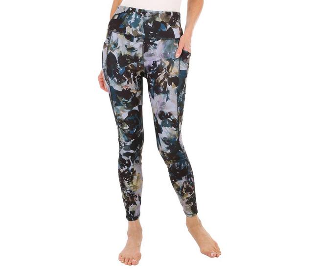 RBX Womens 29 in. Peached Abstract Print Leggings