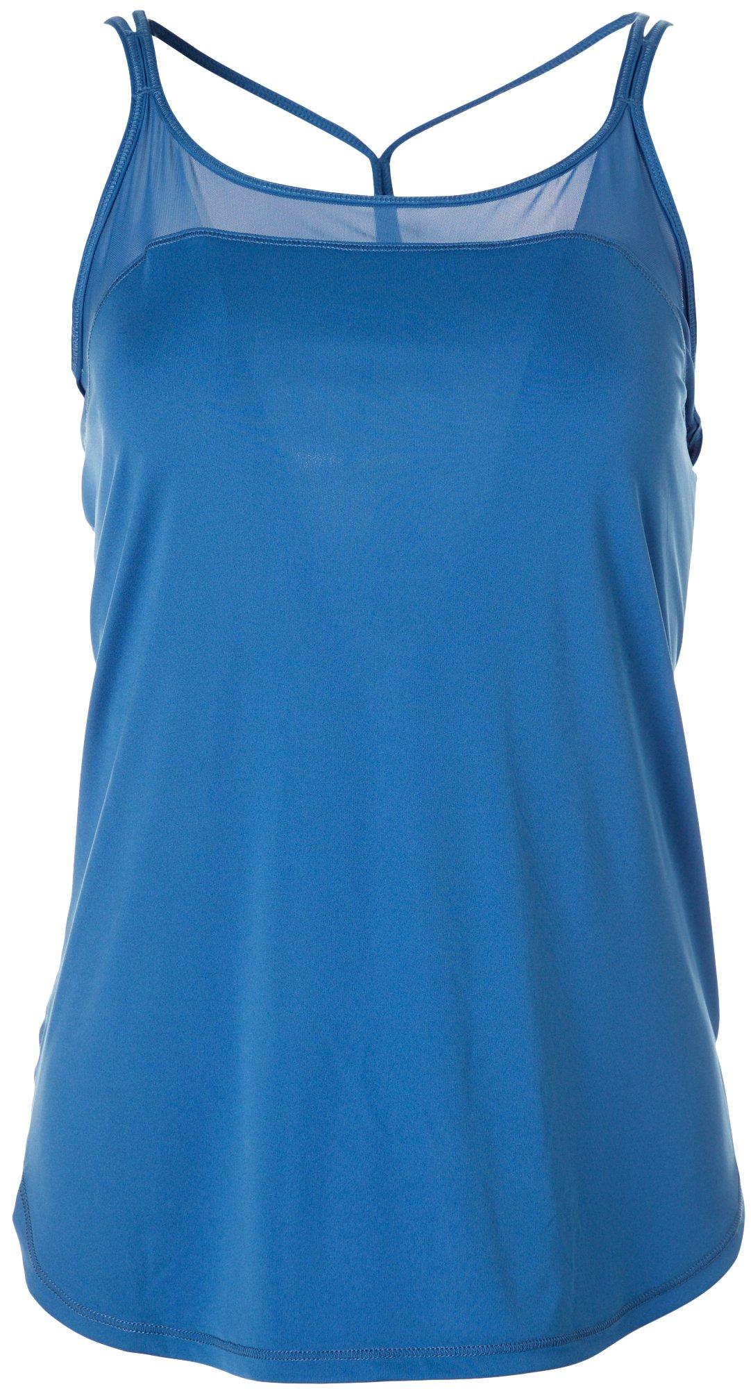 Rbx Womens Solid Mesh Trim Strappy Tank Top Bealls Florida - rbx offers.com/home