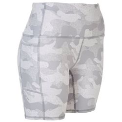 RBX Womens 7 in. Peached Camo Pocket Bike Short