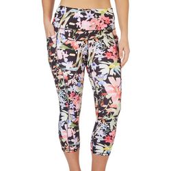 RBX Womens Tropical Peached 21 in. Pocket Capri