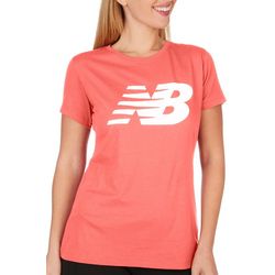New Balance Womens Logo Short Sleeve T-Shirt