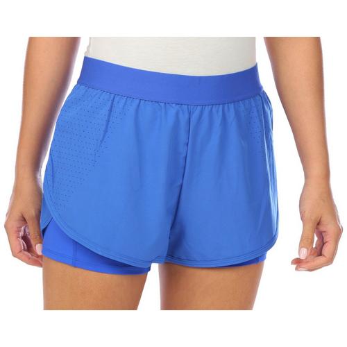 KYODAN Womens 3 in. Two-In-One Running Shorts