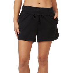 Brisas Womens 4in Solid After Class Shorts