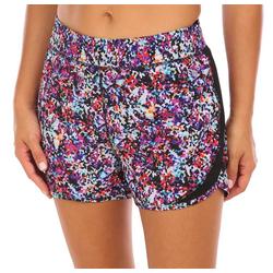 Womens 3 in. Woven Print Lined Running Shorts