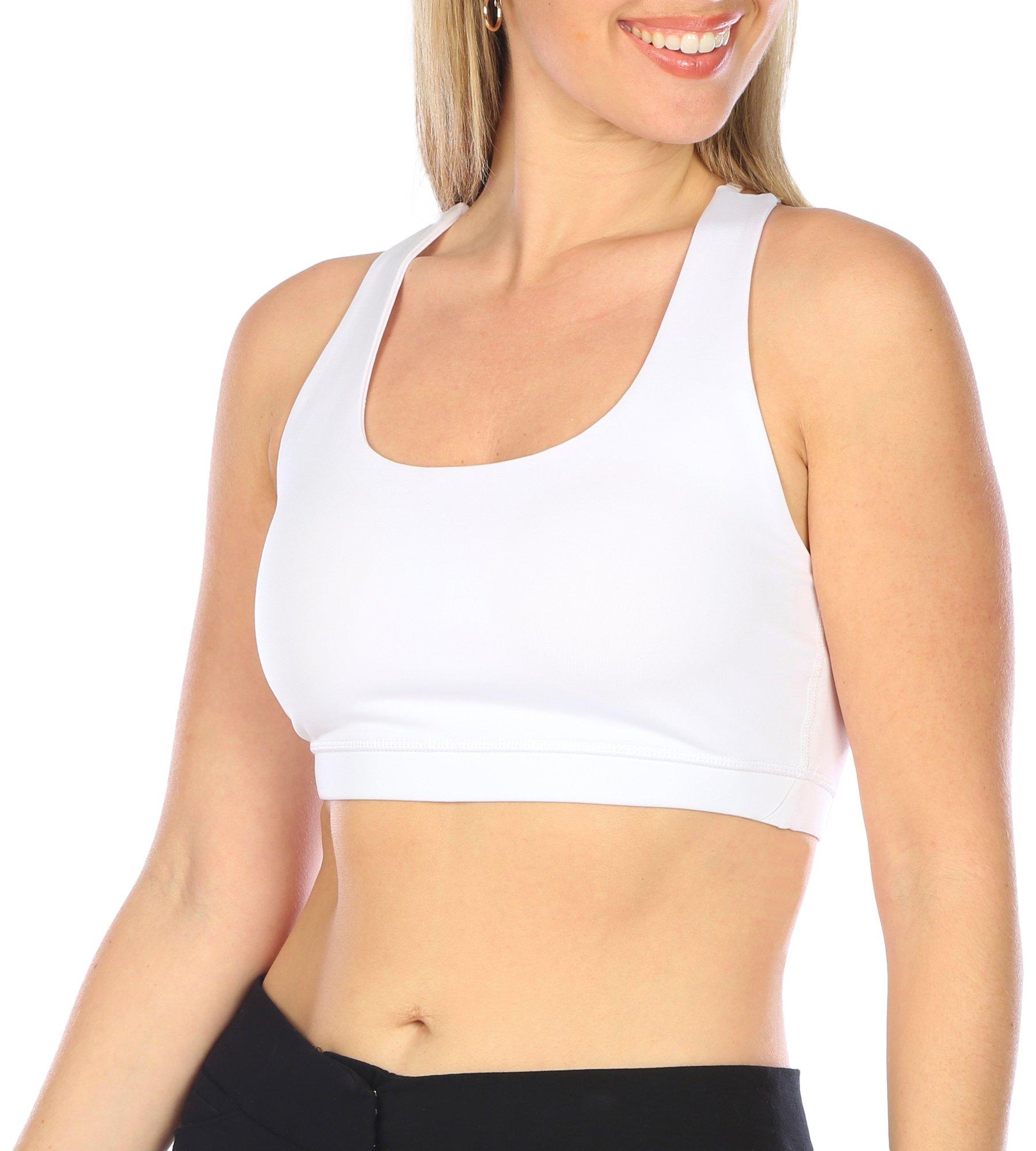 Champion, Absolute, Moisture Wicking, High-Impact Sports Bra for Women,  White, Small