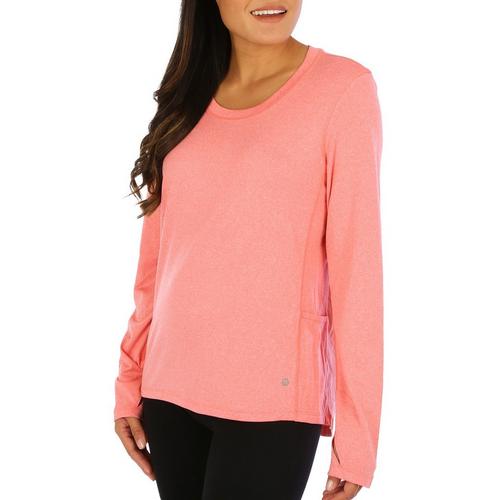RB3 Active Womens Long Sleeve Crew Solid Tee
