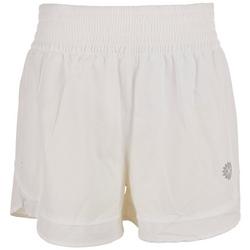 Womens 4 in. Solid Woven Shorts