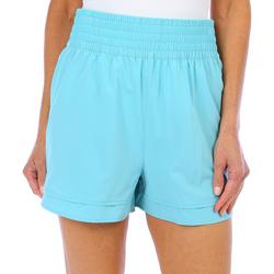 Womens 3 in. Solid High Waist Shorts