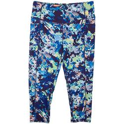 Womens Abstract Print Capris