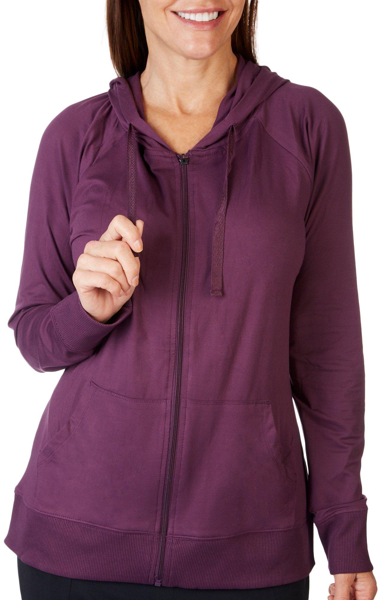 Womens Solid Mona Hooded Jacket
