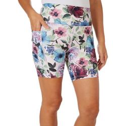 Womens 7 in. Floral Lex Bermuda Pocket Shorts