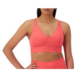 Womens Soft Touch Double Criss-Cross Strappy Sports Bra