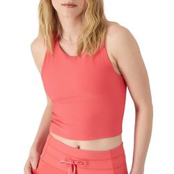 Champion Womens Soft Touch Ribbed Cropped Sports Top