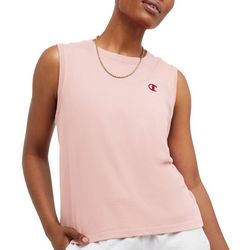 Champion Womens Powerblend Solid Muscle Tank Top