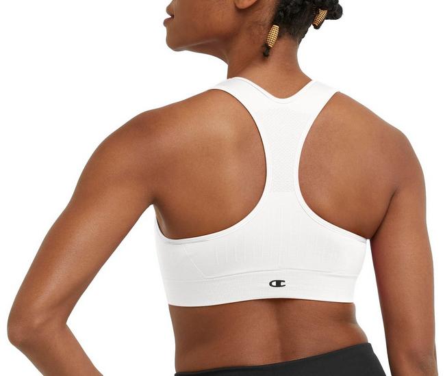Champion Womens Racerback Sports Bra,Moisture-Wicking Athletic Sports Bra  with Adjustable Straps, Black, X-Small : : Clothing, Shoes &  Accessories