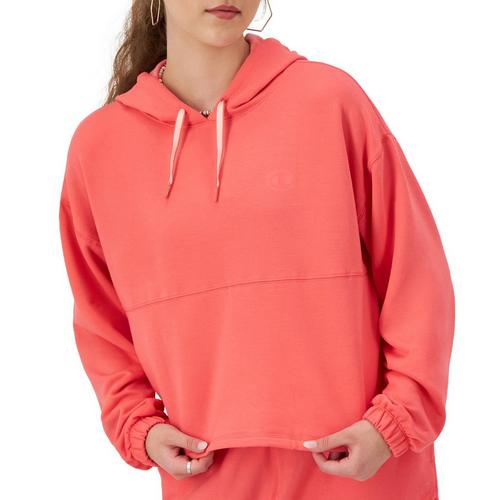 Champion Womens Solid Soft Touch Long Sleeve Hoodie