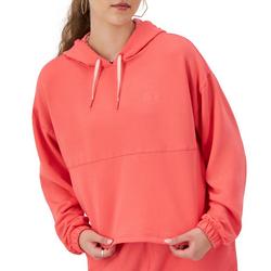 Womens Solid Soft Touch Long Sleeve Hoodie