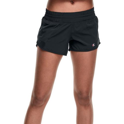 Champion Womens 4 in. Solid Eco Woven Shorts