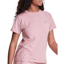 Champion Womens Classic Embroidered C Logo T-Shirt
