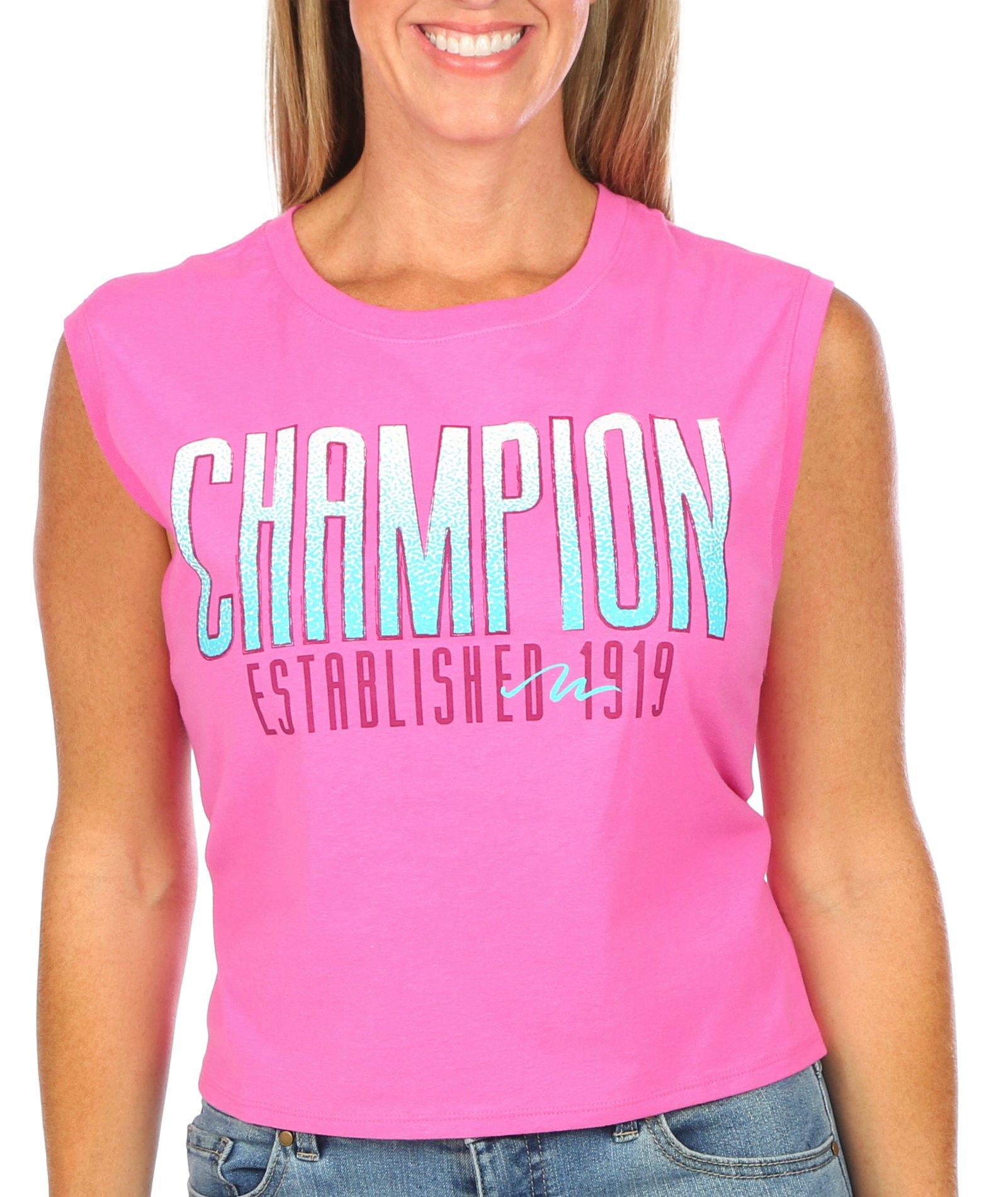 Champion Womens Graphic Logo Muscle Tank