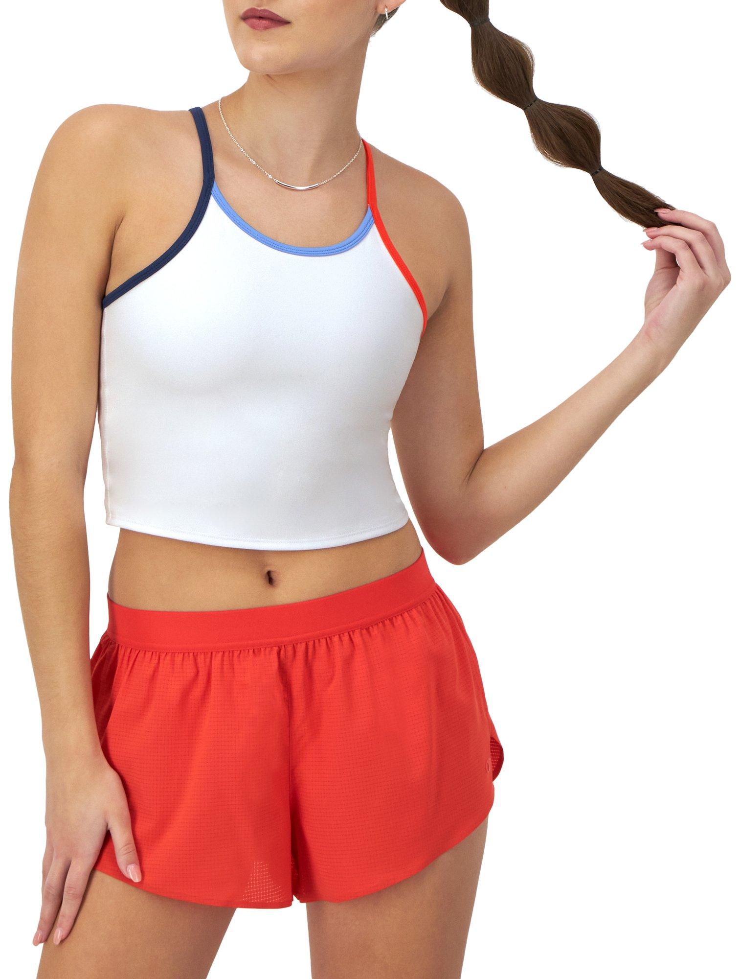 Womens Stretch Muilt-Colored Cami Sports Bra