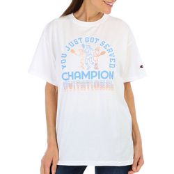 Champion Womens Served Loose Fit Short Sleeve Tee