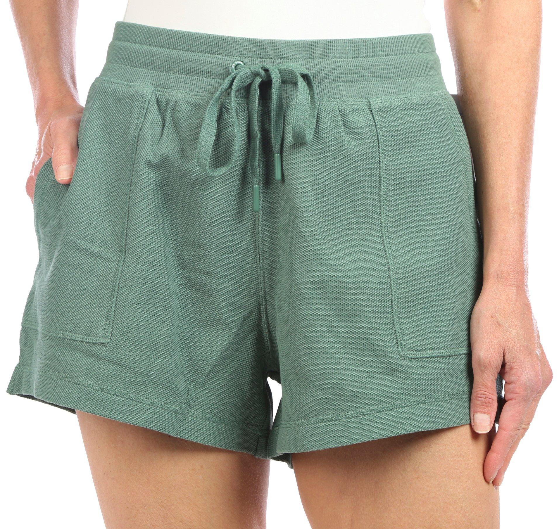 Champion Womens Solid 3 in. Pique Shorts