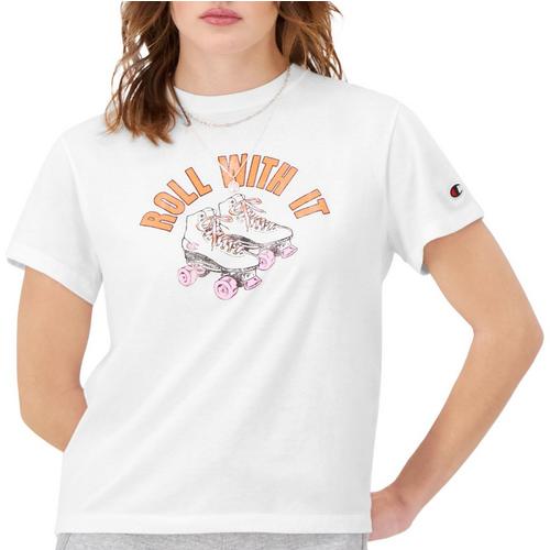 Champion Womens Roll It With It Short Sleeve