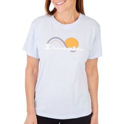Champion Solid Womens Foil Sun Wave Tee