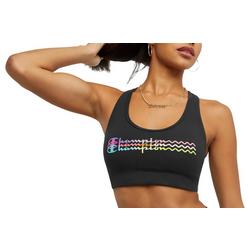 Womens Authentic Ombre Waves Sports Bra