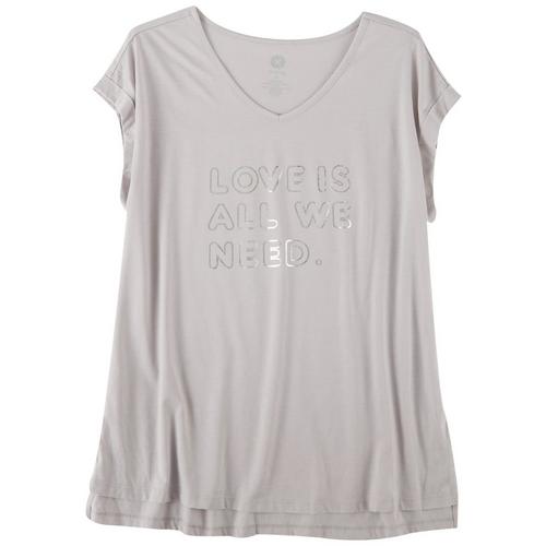 Brisas Womens Love is All We Need Short