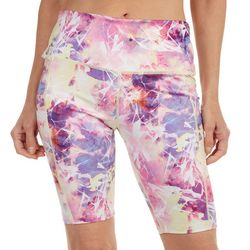 Brisas Womens 9.5 in. Crystal Graphic Bike Shorts