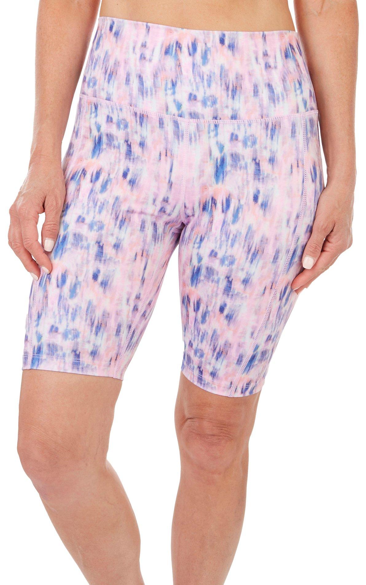 Womens 9.5 in. Shibori Bike Shorts