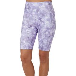 Womens 9.5 in. Thistle Marble Bike Shorts